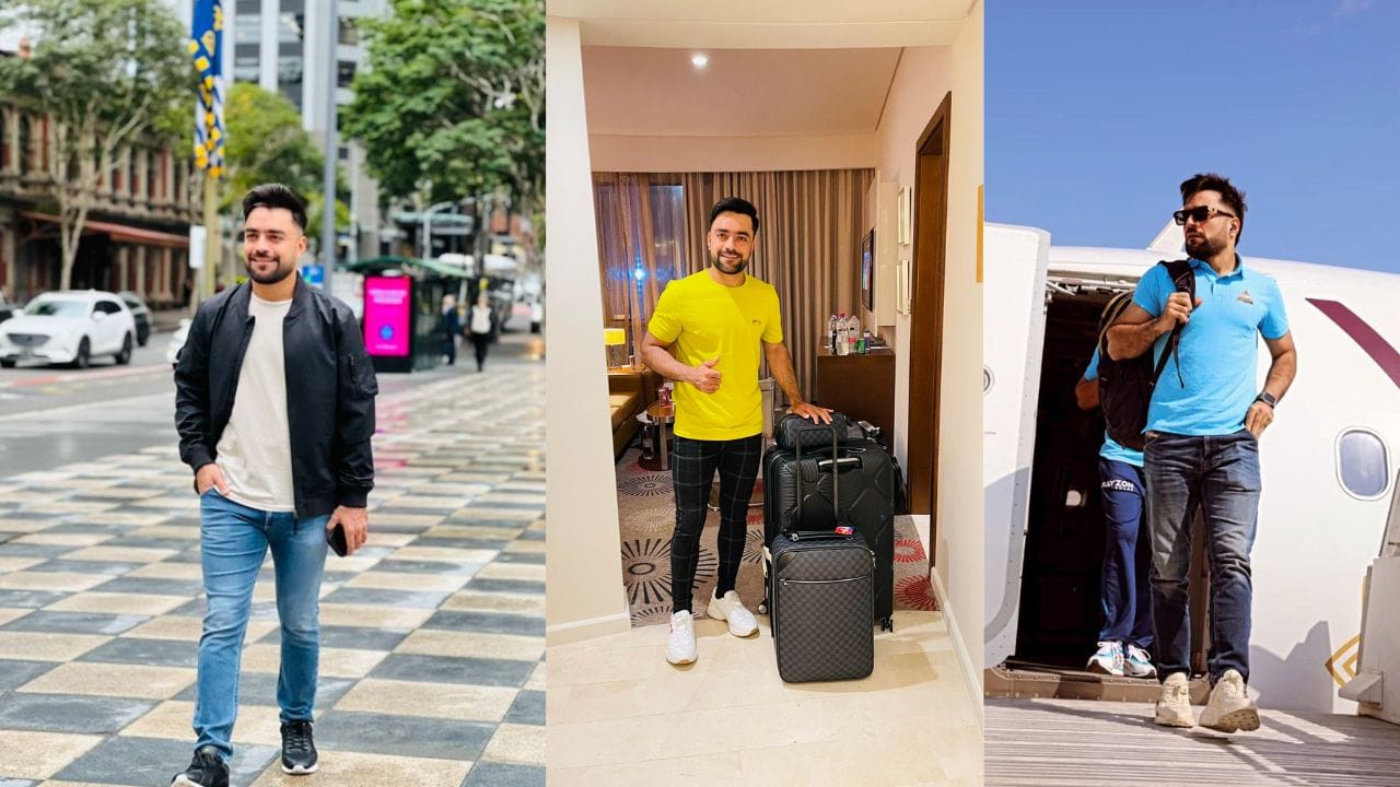 રાશિદ ખાનનો જન્મ 1998માં પૂર્વ અફઘાનિસ્તાનના નાંગરહારમાં થયો હતો. તે જલાલાબાદનો રહેવાસી છે અને તેના દસ ભાઈ-બહેન છે. પોતાના માતા-પિતાનું 11મું સંતાન છે. જ્યારે તે નાનો હતો, ત્યારે તેનો પરિવાર અફઘાન યુદ્ધમાંથી દુર જઈ અને "થોડા વર્ષો" પાકિસ્તાનમાં રહ્યો હતો.