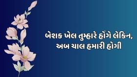 બેશક ખેલ તુમ્હારે હોંગે, લેકિન અબ ચાલ હમારી હોગી બેશક ખેલ તુમ્હારે હોંગે, લેકિન અબ ચાલ હમારી હોગી