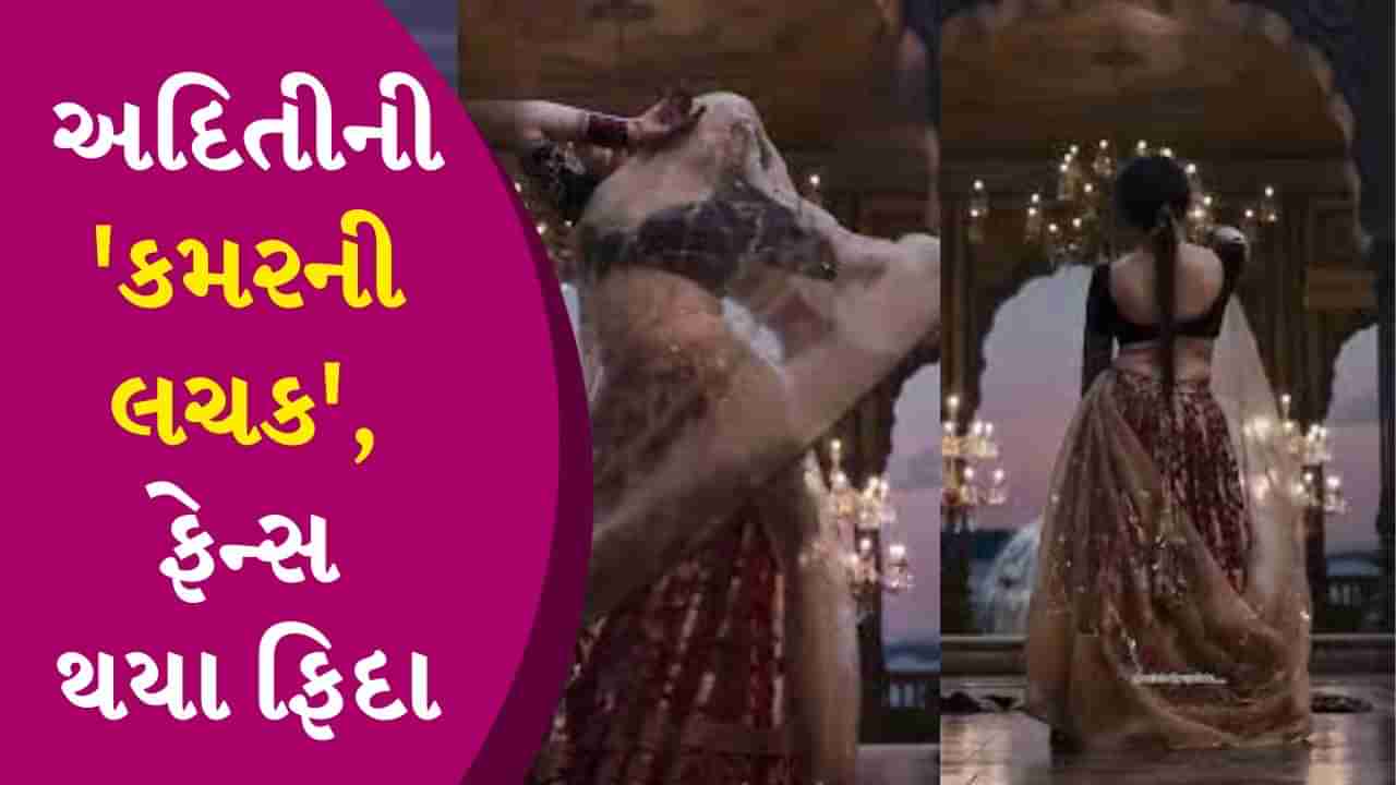 કેમેરા સામે પીઠ, કમર એવી રીતે લચકાવી, ફેન્સ અદિતિની ચાલના બન્યા દિવાના, કામસૂત્ર સાથે જોડ્યું કનેક્શન