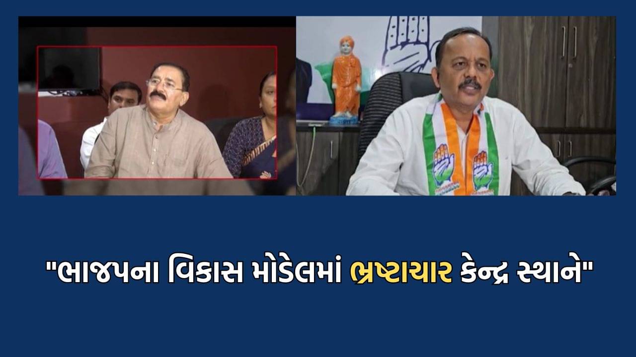 ભાજપના વિકાસ મોડેલમાં ભ્રષ્ટાચાર કેન્દ્ર સ્થાને, રાજકોટના સાંસદે ફાયર NOC માટે લાંચ આપવી પડે, કોંગ્રેસનો આરોપ- Video