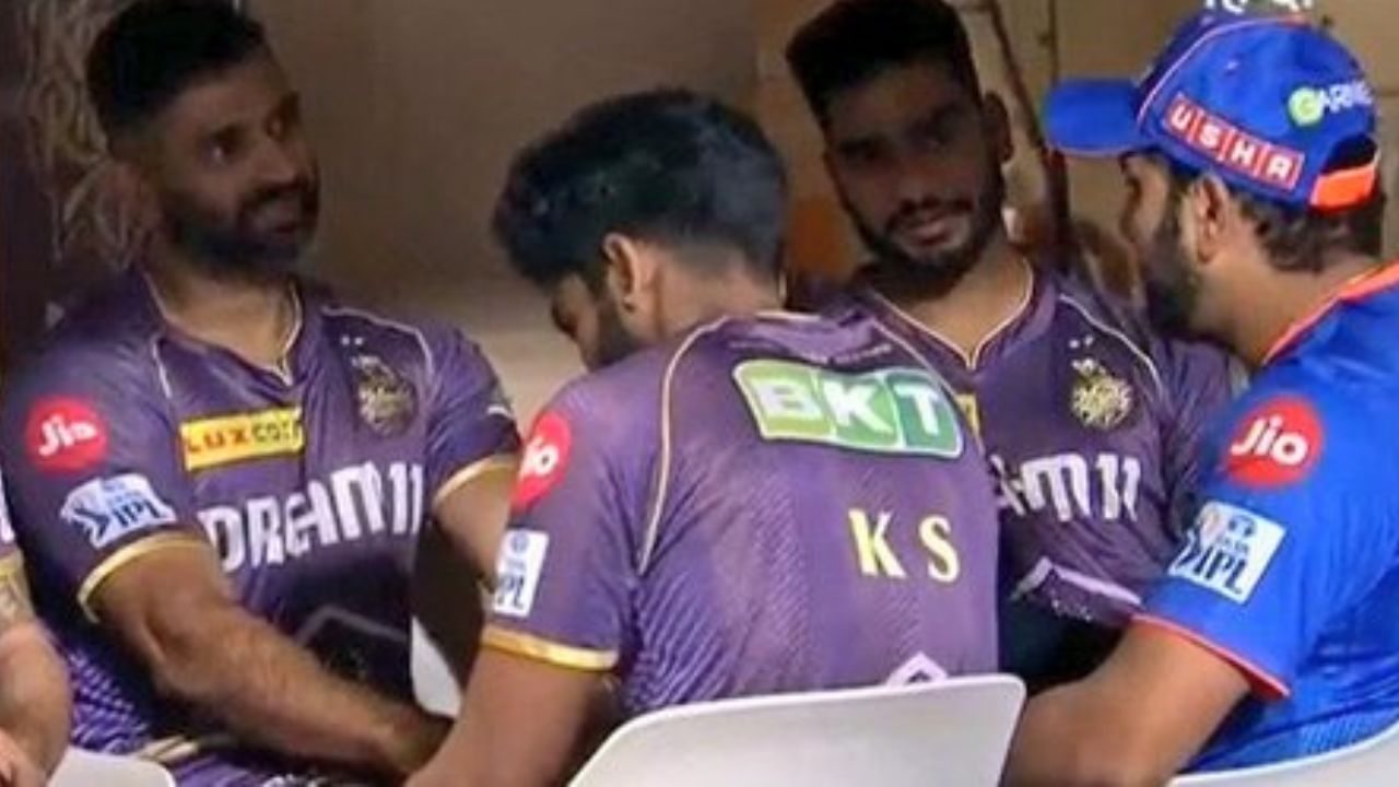 IPL 2024 : KKR ડ્રેસિંગ રૂમમાં શું કરી રહ્યો હતો રોહિત શર્મા? IPL પછી થશે 'હંગામો'