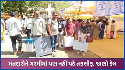 સાબરકાંઠાઃ મતદાન મથક પર ગરમીમાં પણ મતદારોને નહીં પડે તકલીફ, તંત્ર સજ્જ, જુઓ