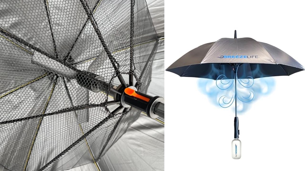 Know Features : This is a smart umbrella that comes with many features compared to normal umbrellas. You can buy MISTERBREEZE Sun Umbrella from Amazon. Its price is 11577 rupees. This umbrella protects you from UVA and UVB rays. Along with this, a 3.25 inch fan has also been installed in it. In addition, it has a powerful battery with the help of which you can use it for a long time.