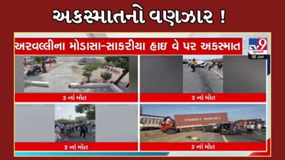 Accident News : ગુજરાતમાં અકસ્માતની વણઝાર, છેલ્લા 24 કલાકમાં રાજ્યમાં 9 લોકોના મોત, જુઓ Video