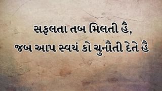Motivational Shayari In Gujarati : મંજિલ પાના તો બહુત દૂર કી બાત હૈ, ગુરુર મેં રહોગે તો રાસ્તે ભી ન દેખ પાઓગે – જેવી શાયરી વાંચો