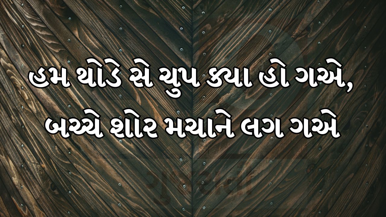 હમ થોડે સે ચુપ ક્યા હો ગએ, બચ્ચે શોર મચાને લગ ગએ