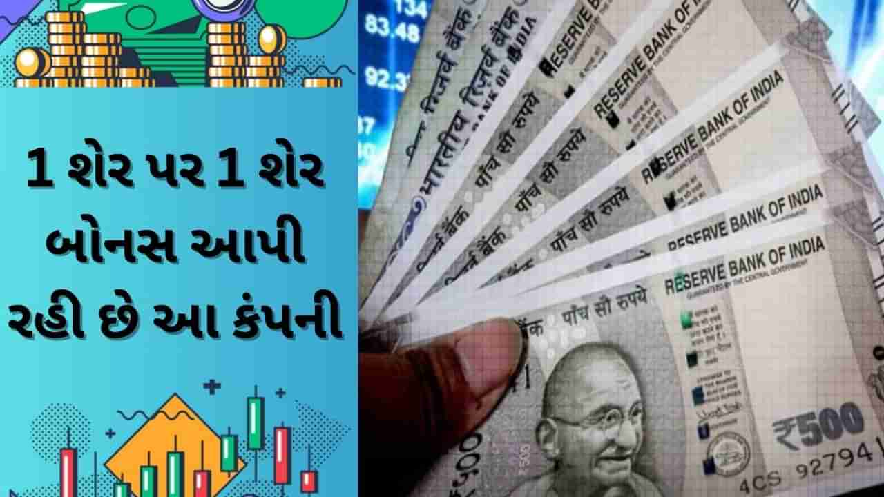 Bonus Stock : 1 શેર પર 1 શેર બોનસ આપી રહી છે આ કંપની, બોનસ ઈશ્યુની રેકોર્ડ ડેટ 30 જૂન પહેલા