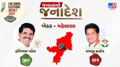 Mehsana Constituency Election Results 2024 : મહેસાણા લોકસભા બેઠક પરથી ભાજપના હરિભાઈ પટેલ વિજેતા