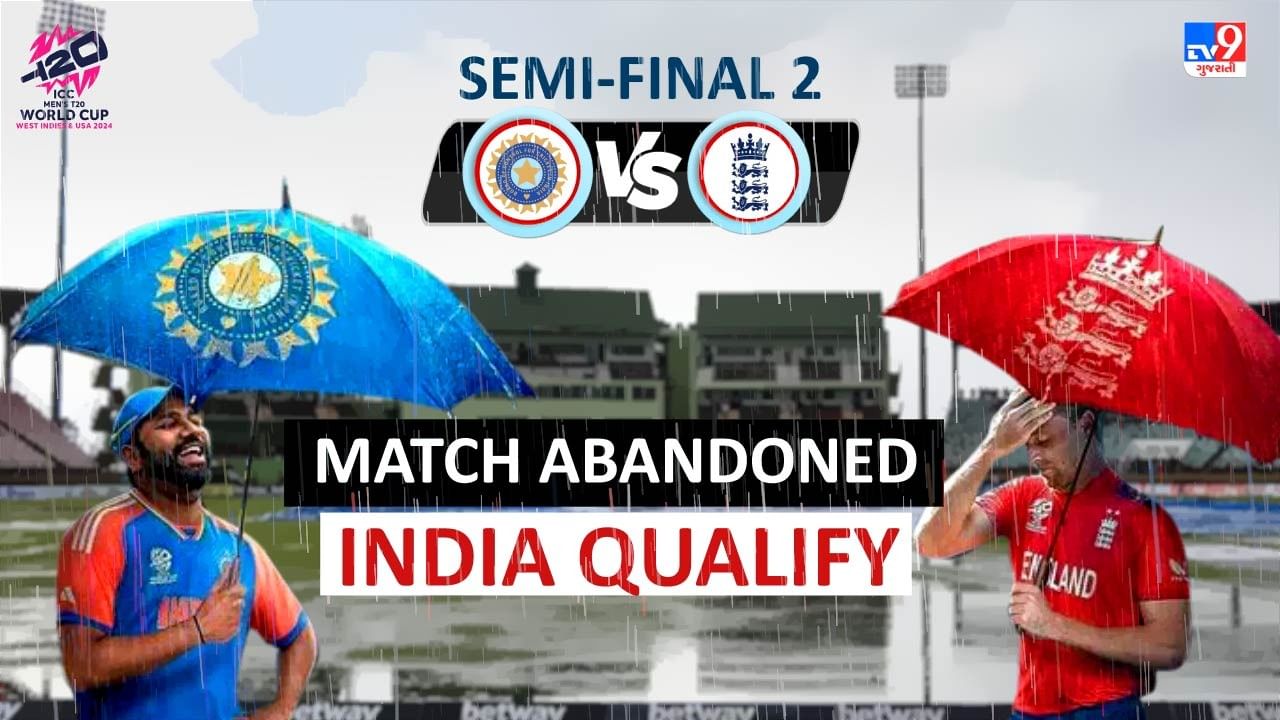 T20 World Cup 2024 Rain threat in IND vs ENG semi final match