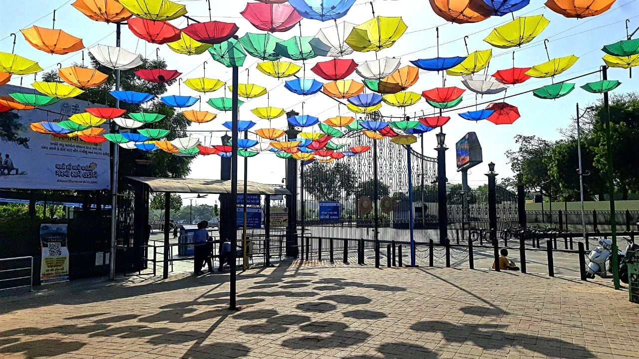 Umbrella street located in ahmedabad district of Gujarat photos (1)