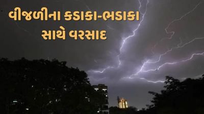 વીજળીના કડાકા-ભડાકા સાથે રાજ્યના વિવિધ વિસ્તારોમાં ધોધમાર વરસાદ, જુઓ Video