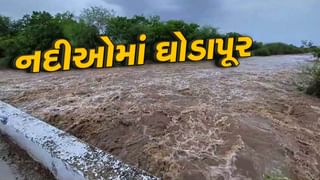 Rajkot Rain : ધોરાજી પંથકની ફુલઝર નદીમાં ઘોડાપૂર, 18 ગામ તરફ જવાના રસ્તા બંધ, ભાદર – 1 ડેમમાં પાણીની આવક, જુઓ Video