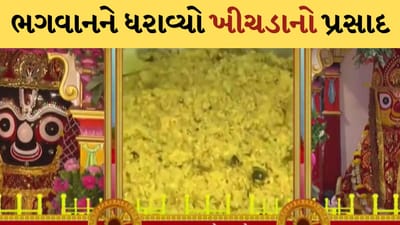 Ahmedabad Rathyatra 2024 : મંદિરમાં બનાવાયો ચોખ્ખા ઘીના ખીચડાનો પ્રસાદ, અંદાજે 1 લાખ ભક્તો લેશે પ્રસાદનો લાભ Ahmedabad Rathyatra 2024 : મંદિરમાં બનાવાયો ચોખ્ખા ઘીના ખીચડાનો પ્રસાદ, અંદાજે 1 લાખ ભક્તો લેશે પ્રસાદનો લાભ