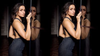 Alia Bhatt : અભિનેત્રી આલિયા ભટ્ટ દરેકનું ધ્યાન ખેંચે છે. ઈવેન્ટ્સ હોય, પ્રમોશન હોય, ટ્રેલર લોન્ચ હોય કે એવોર્ડ ફંક્શન હોય, આલિયા ભટ્ટ જાણે છે કે ફેશન અને ટ્રેન્ડ સાથે કેવી રીતે અપડેટ રહેવું. ડેનિમ ડ્રેસમાં અભિનેત્રી અદભૂત જોવા મળી રહી છે. સ્લીવલેસ, ઈન્ડિગો બ્લુ તેના દેખાવને અત્યંત સુંદર બનાવે છે.