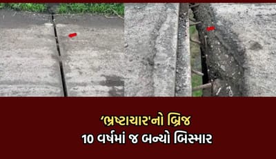 અમરેલી: ખાંભા-મહુવાને જોડતો ધાતરવડી નદી પરનો બ્રિજ 10 જ વર્ષમાં બન્યો બિસ્માર- ગમે ત્યારે તૂટી પડે તેવી સ્થિતિ- Video