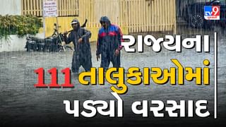 Gujarat Rains : 24 કલાકમાં 111 તાલુકામાં વરસાદ, સૌથી વધુ તાપીના ડોલવણમાં 7 ઈંચ વરસાદ ખાબક્યો, જુઓ Video