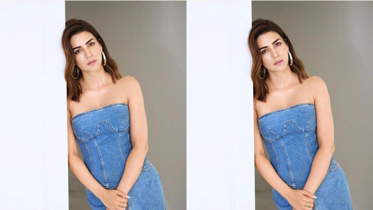 Kriti Sanon : અભિનેત્રી કૃતિ સેનને આકર્ષક ડેનિમ પોશાક પહેર્યો હતો. તેણે એક પ્રમોશન ઈવેન્ટ દરમિયાન ડેનિમ પહેર્યું હતું અને તે ખૂબ જ સુંદર લાગી રહી હતી. તેના ટૂંકા વાળ, આકર્ષક દેખાવ અને ક્લાસી ડેનિમ ચોક્કસપણે આકર્ષણ રહ્યું હતું. 
