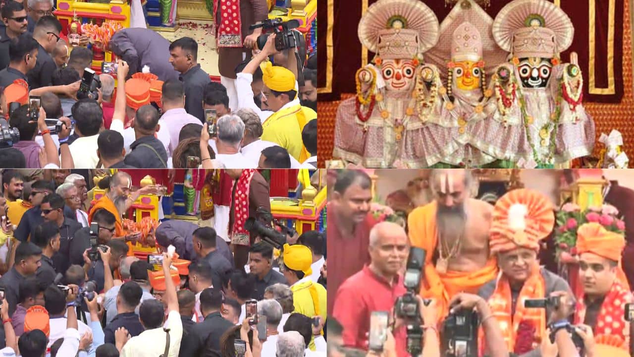 Ahmedabad Rathyatra 2024 : CM ભૂપેન્દ્ર પટેલે પહિંદ વિધિ કરી 147મી રથયાત્રાનો કરાવ્યો પ્રારંભ, જુઓ Video