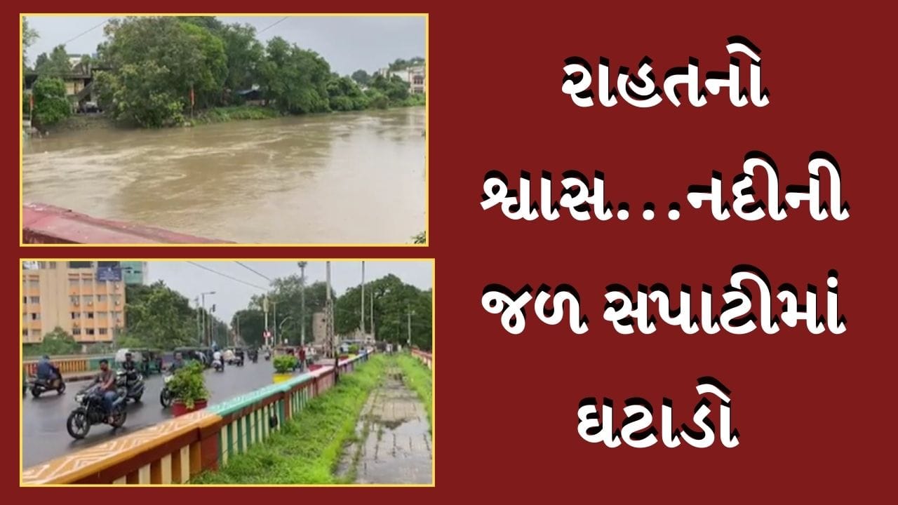 Vadodara Rain : વિશ્વામિત્રી નદીની જળસપાટીમાં સતત ઘટાડો, કાલા ઘોડા અને મંગલ પાંડે બ્રિજ પર વાહન વ્યવહાર શરુ, જુઓ Video Vadodara Rain : વિશ્વામિત્રી નદીની જળસપાટીમાં સતત ઘટાડો, કાલા ઘોડા અને મંગલ પાંડે બ્રિજ પર વાહન વ્યવહાર શરુ, જુઓ Video