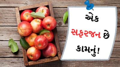 Apple Benefits : નાનપણથી તમે પણ આ કહેવત સાંભળી હશે કે, ‘રોજ એક સફરજન ખાઓ અને ડોક્ટર પાસે ન જશો. આ કહેવત ઘણી હદ સુધી સાચી છે. કારણ કે સફરજનમાં પોષણની કમી હોતી નથી અને તે તમારા સ્વાસ્થ્યને ઘણા ફાયદા આપે છે. સફરજન વિટામિન સીનો ઉત્તમ સ્ત્રોત છે, આ સિવાય સફરજનમાં બી-કોમ્પ્લેક્સ અને વિટામિન ઇ અને કે પણ હોય છે. 
