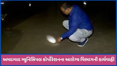 અમદાવાદ: આરોગ્ય વિભાગના કન્સ્ટ્રક્શન સાઇટ પર દરોડા, મળ્યા મચ્છર બ્રિડિંગ, જુઓ વીડિયો