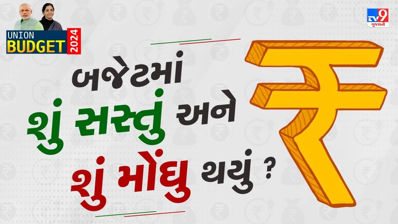 Budget 2024: બજેટમાં શું થયું સસ્તું અને શું મોંઘું ?