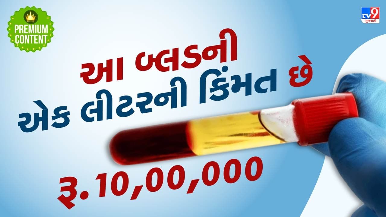 એક લીટર બ્લડની કિંમત રૂ.10,00,000...શું તમારી પાસે છે આ બ્લડ ? માર્કેટમાં છે ખૂબ ડિમાંડ