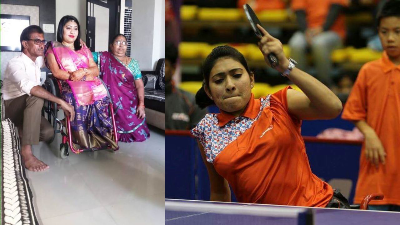 Paris Paralympics 2024 Para table tennis player Sonalben Patel family Tree (5)