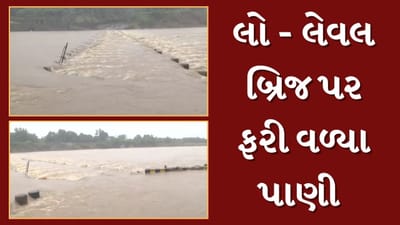 Navsari News : ભારે વરસાદના પગલે પૂર્ણા નદીનું જળસ્તર વધ્યું, સુપા-કુરેલ ગામને જોડતો રસ્તો પાણીમાં ગરકાવ,જુઓ Video