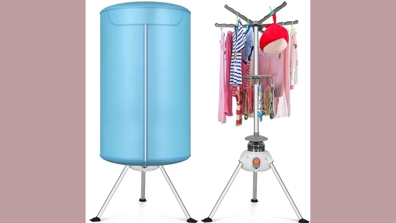 Portable Cloth Dryer ની કિંમત અને ઉપલબ્ધતા : જો આપણે પોર્ટેબલ ક્લોથ ડ્રાયરની કિંમત વિશે વાત કરીએ તો તેની મૂળ કિંમત 8,555 રૂપિયા છે પરંતુ તમે તેને ઈ-કોમર્સ પ્લેટફોર્મ એમેઝોન પરથી 44 ટકા ડિસ્કાઉન્ટ સાથે માત્ર 4,750 રૂપિયામાં ખરીદી શકો છો.
