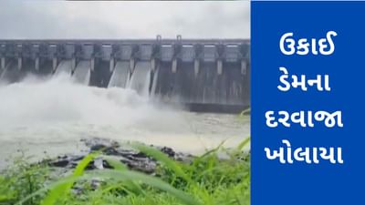 ઉપરવાસમાંથી પાણીની આવક થતા, ઉકાઈ ડેમના 6 દરવાજા ખોલાયા, હેઠવાસના ગામોને કરાયા એલર્ટ