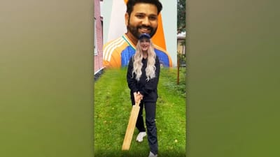 'તુ મિલ મુજે ગાર્ડન મે'... વિદેશી યુવતીએ રોહિત શર્માની એક્ટિંગ કરીને દિલ જીતી લીધું, જુઓ અદ્ભુત વીડિયો