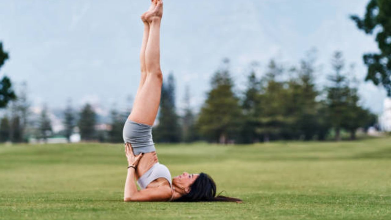 Sarvangasana pose