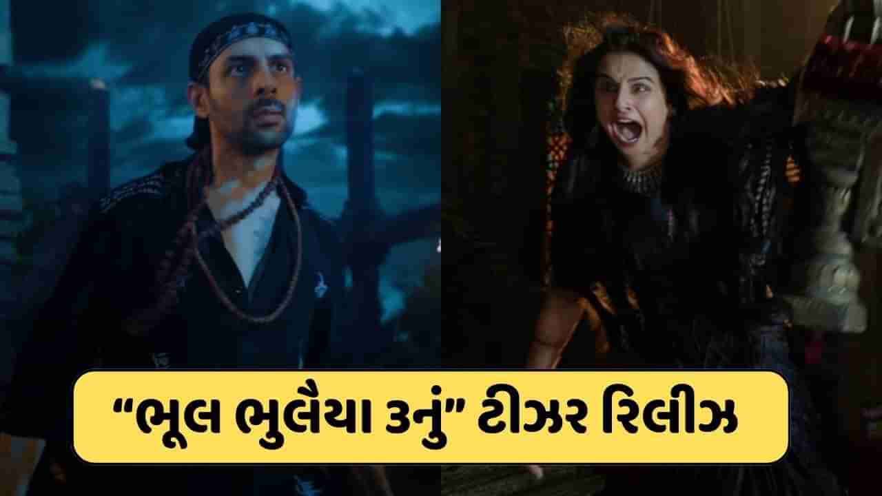 Bhool Bhulaiyaa 3 Teaser : પાછી આવી ગઈ મંજુલિકા ! કાર્તિક આર્યન બન્યો રુહ બાબા, જુઓ ભૂલ ભુલૈયા 3નું ટીઝર- Video