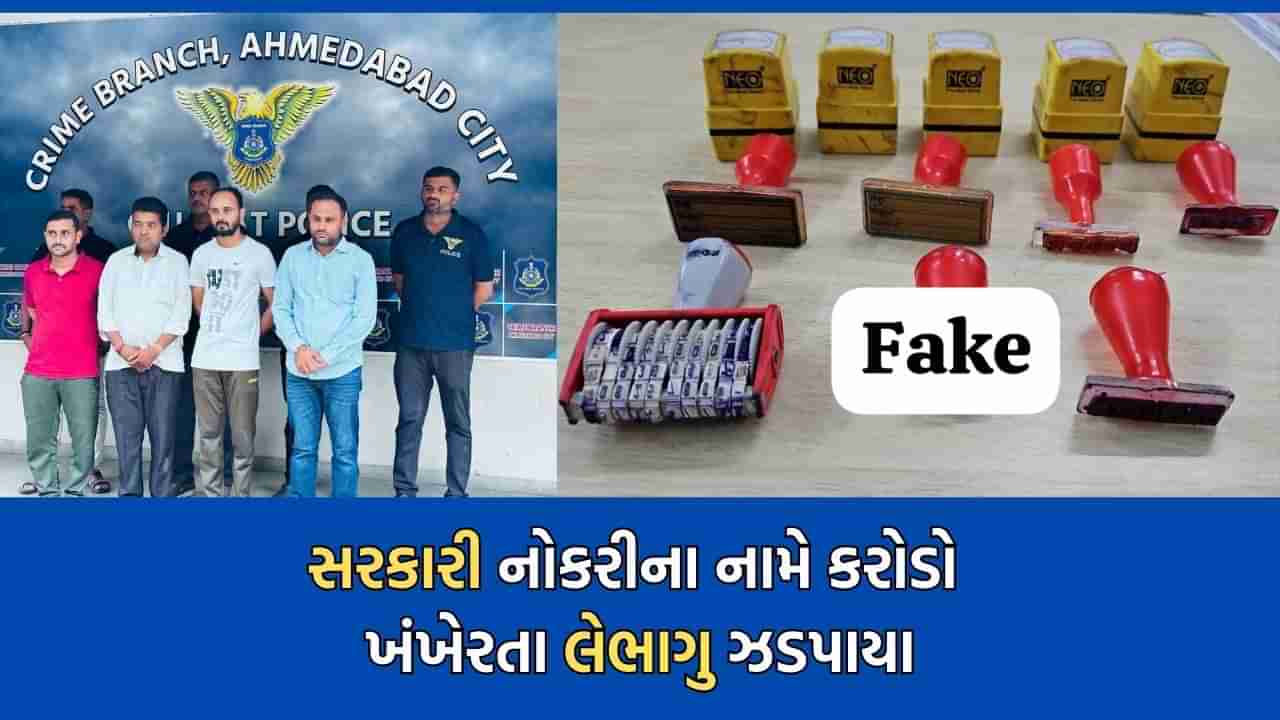 સરકારી નોકરી અપાવવાની લાલચ કરોડો રૂપિયા ખંખેર્યા , ડેપ્યુટી કલેકટર સહિતના હોદ્દા પરનાં નિમણૂક પત્રો આપી અનેક લોકોને છેતર્યા