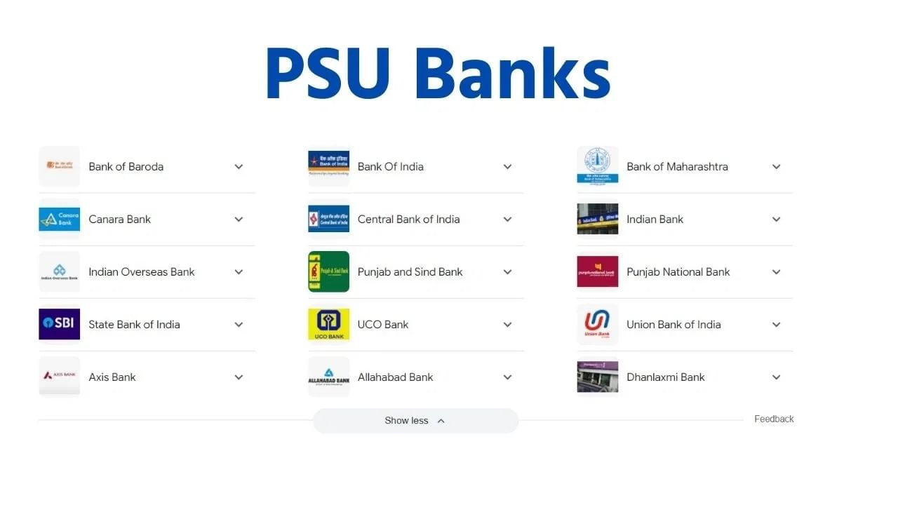 psu banks