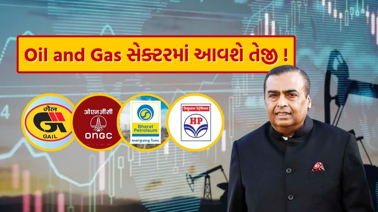 stock market oil and gas sector share price mukesh ambani lead index indicator