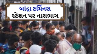 Breaking News : મુંબઈના બાંદ્રા ટર્મિનસ સ્ટેશન પર નાસભાગ, 9 મુસાફરો ઈજાગ્રસ્ત, 2ની હાલત ગંભીર, જુઓ વીડિયો