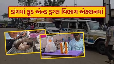 Dang : સુબીર ખાતે ઠંડા પીણા અને મીઠાઈની દુકાનમાં ફૂડ એન્ડ ડ્રગ્સ વિભાગની કાર્યવાહી, જુઓ Video