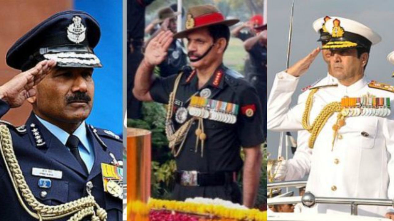 Different Types Of Salutes : એરફોર્સ, આર્મી અને નેવી તમામ અલગ અલગ રીતે આપે છે સલામી, જાણો શા માટે ?