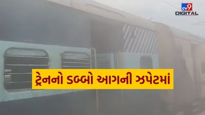 ચાલુ ટ્રેનમાં ધુમાડાના ગોટેગોટા, આગની લપેટ, લોકોની સમજદારીથી મોટી દુર્ઘટના ટળી, જુઓ Video