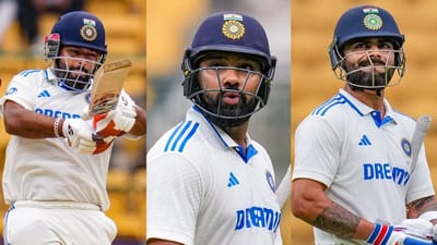 બેંગલુરુ ટેસ્ટમાં ટીમ ઈન્ડિયાની હાલત ખરાબ છે. બીજા દિવસની રમતના અંત સુધીમાં ભારતીય ટીમ 46 રનમાં આઉટ થઈ ગઈ હતી અને ન્યુઝીલેન્ડે 3 વિકેટે 180 રન બનાવ્યા હતા. દિવસની રમત બાદ કેપ્ટન રોહિત શર્માએ પોતાના નિર્ણયોથી લઈને રિષભ પંતની ઈજા અને વિરાટ કોહલીના બેટિંગ ક્રમમાં બદલાવ અંગે વાતો કહી હતી.