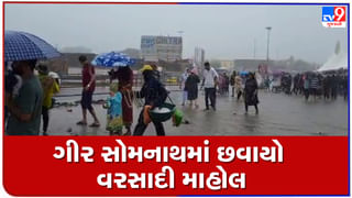 Gir Somnath Rain : સુત્રાપાડા તાલુકાના ગ્રામ્ય વિસ્તારોમાં વરસાદ, ગીરના જંગલ વિસ્તારમાં પણ ભારે વરસાદ, જુઓ Video