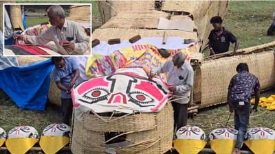 Tapi : દશેરા પર કોમી એકતાની અનોખી મિશાલ, મુસ્લિમ બિરાદર વિનામુલ્યે રાવણનું પૂતળું બનાવી આપે છે સેવા, જુઓ Video Tapi : દશેરા પર કોમી એકતાની અનોખી મિશાલ, મુસ્લિમ બિરાદર વિનામુલ્યે રાવણનું પૂતળું બનાવી આપે છે સેવા, જુઓ Video