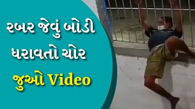 રબર જેવું શરીર, નાનકડી લોખંડની જાળી, ચોરી કરવા માટે ચોરે અપનાવ્યો જુગાડ, જુઓ Viral Video રબર જેવું શરીર, નાનકડી લોખંડની જાળી, ચોરી કરવા માટે ચોરે અપનાવ્યો જુગાડ, જુઓ Viral Video