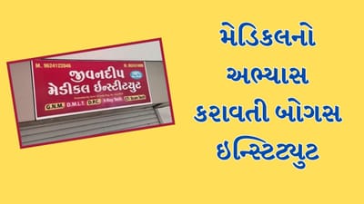 સુરતમાં દુકાનમાં ચાલતી હતી બોગસ મેડિકલ ઇન્સ્ટીટ્યુટ,નર્સિંગ અભ્યાસના નામે ફી પડાવવાનું કારસ્તાન, જુઓ Video સુરતમાં દુકાનમાં ચાલતી હતી બોગસ મેડિકલ ઇન્સ્ટીટ્યુટ,નર્સિંગ અભ્યાસના નામે ફી પડાવવાનું કારસ્તાન, જુઓ Video