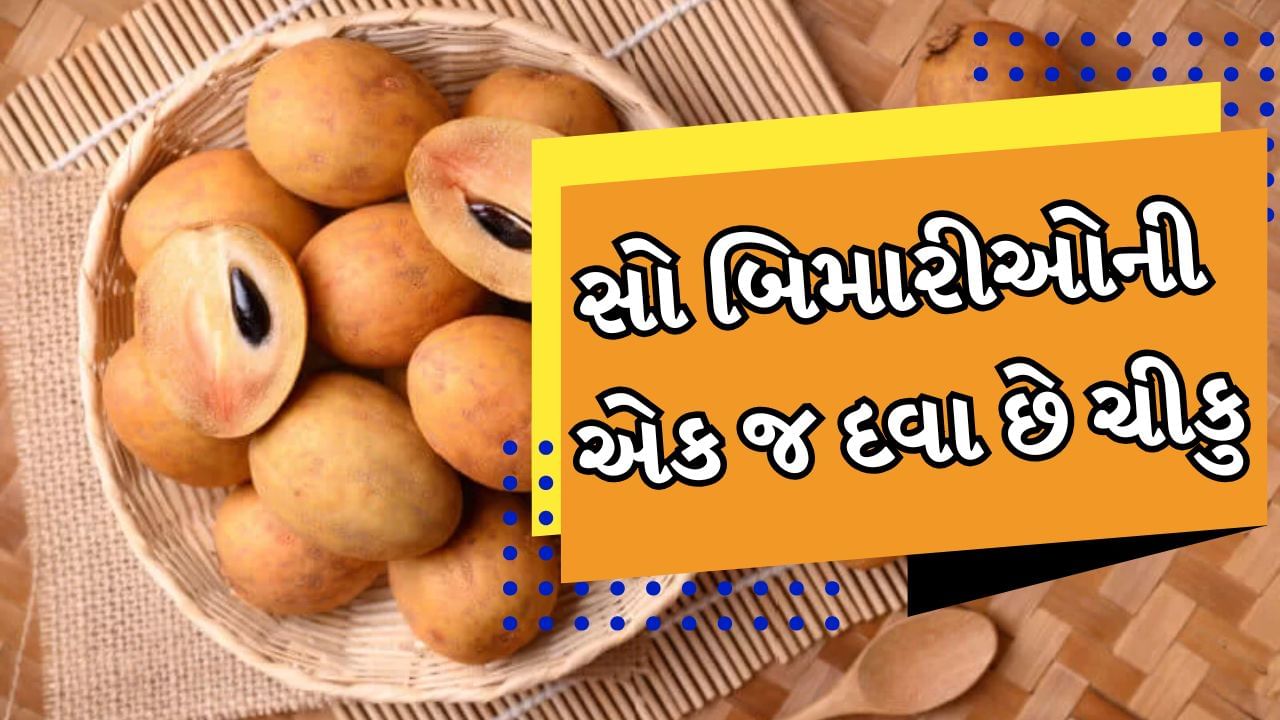 Chikoo Benefits : ઠંડી પડતાની સાથે જ લોકોની શરદીની સમસ્યા વધી જાય છે. આવી સ્થિતિમાં શિયાળામાં આવતા ચીકુ તમારી સંપૂર્ણ કાળજી લઈ શકે છે. શિયાળામાં આવતા ચીકુ ઘણા સ્વાસ્થ્ય લાભોથી ભરપૂર છે. તે શરદી અને કેન્સર જેવી જીવલેણ બીમારીઓથી પણ બચાવે છે. શું તમે પણ જાણો છો કે શિયાળામાં ચીકુ ખાવાના શું ફાયદા છે?
