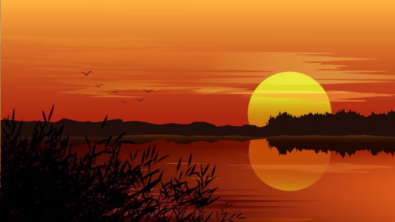 સૂર્યનો આકાર સવારે અને સાંજે મોટો જોવા મળવો અને દિવસ દરમિયાન નાનો એ માત્ર આપણો ભ્રમ છે, હકીકતમાં સૂર્યનો આકાર બદલતો નથી.