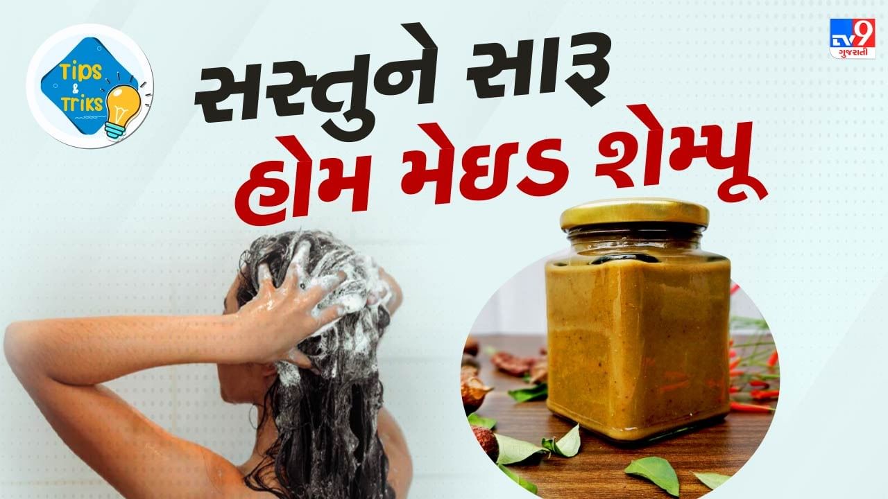 વાળને સ્વસ્થ,ચમકદાર અને રેશમી બનાવવા માંગતા હોય તો ઘરે જ બનાવો આ શેમ્પૂ