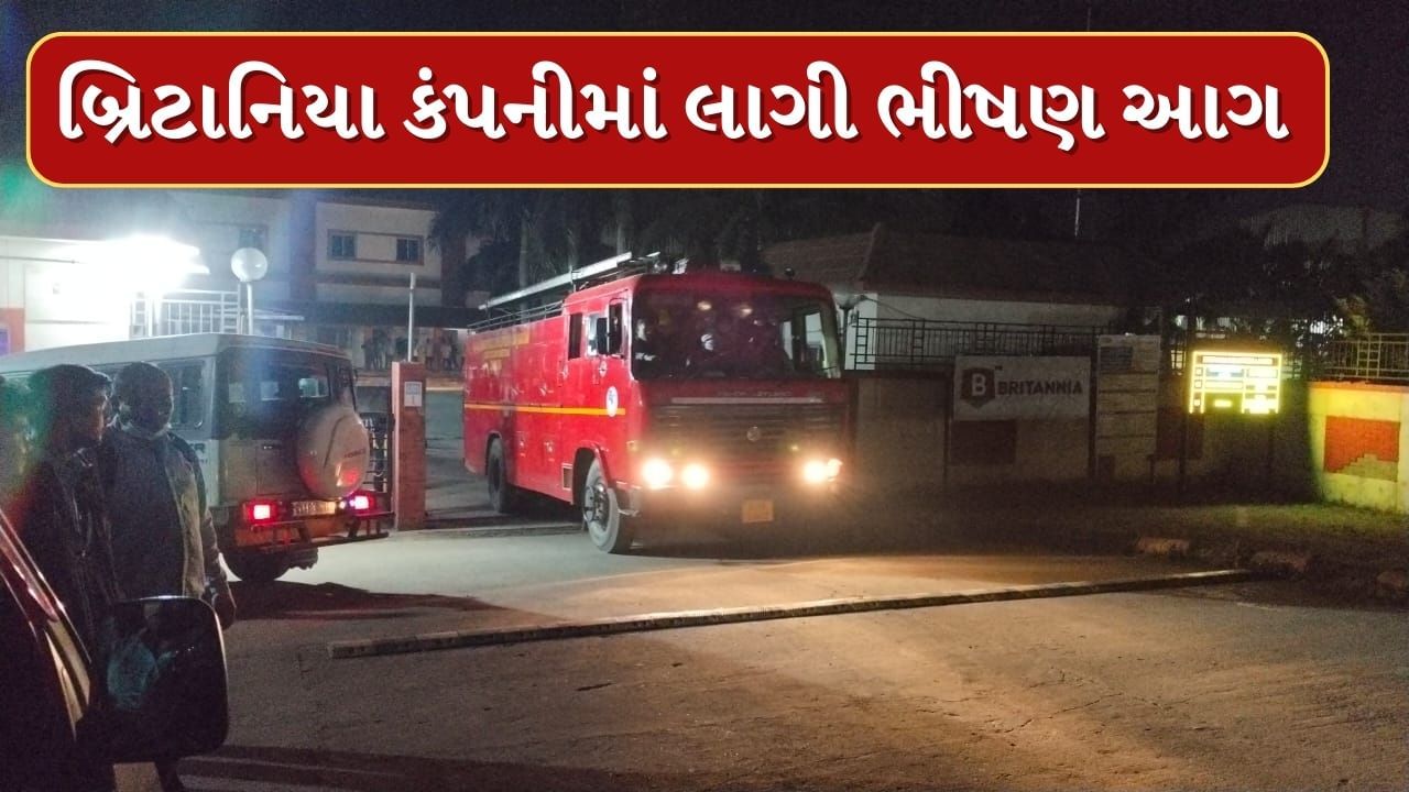 Bharuch : બ્રિટાનિયા કંપનીમાં લાગેલી આગથી ભારે નુકસાન, બિસ્કિટ ઉત્પાદનનો પ્લાન્ટ બંધ કરવો પડ્યો, જુઓ Video